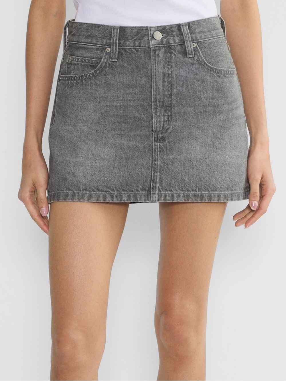 Aritzia Denim Forum The 90s Ricci Denim Skirt
